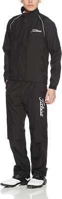 Titleist - みっちゃん Titleist Golf Stratch Rain Wear Jacket Pants set Black