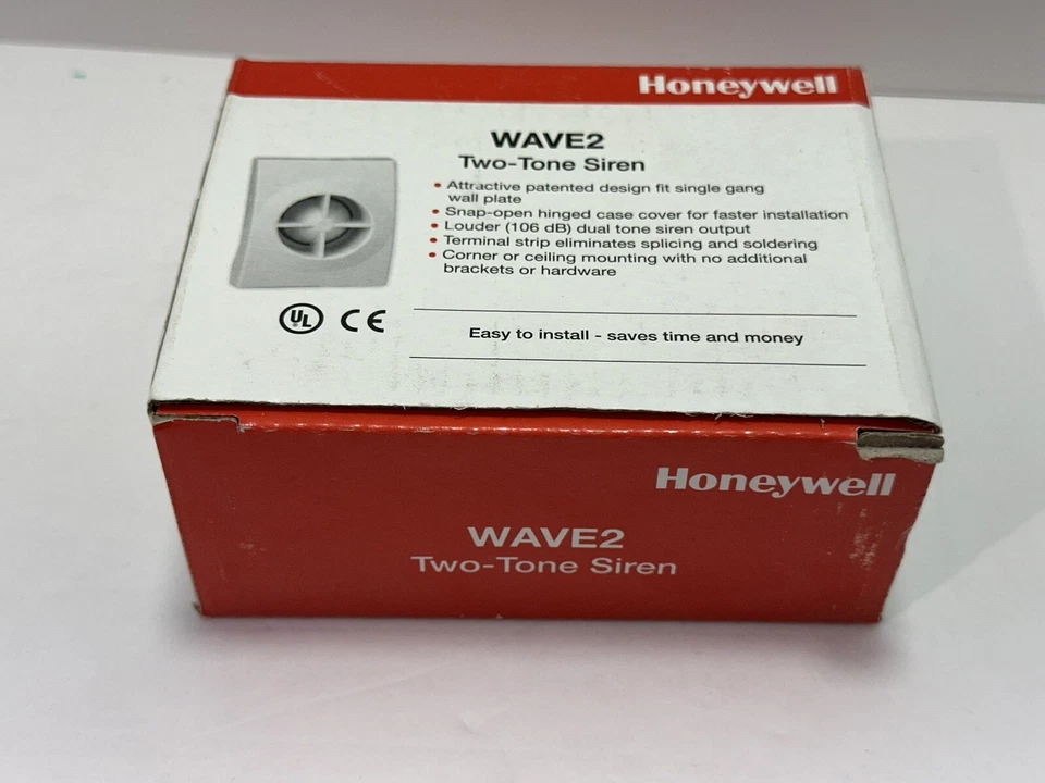 Nueva sirena interior de 2 tonos Honeywell Wave2, 106 dB Foto 2 de 3