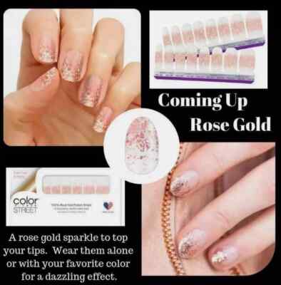  Color Street Nail Strips A-D  All Colors Glitter Solid French New