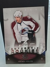 2010-11 SP Game Used Edition Authentic Rookies 561/699 Jonas Holos #108 Avalanch
