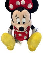 Disney Parks Minnie Mouse 13" Red Polka Dot Dress Plush Stuffed Animal Toy