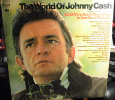 1970 The World Of JOHNNY CASH US Double LP Columbia GP 29 N.Mint/VG