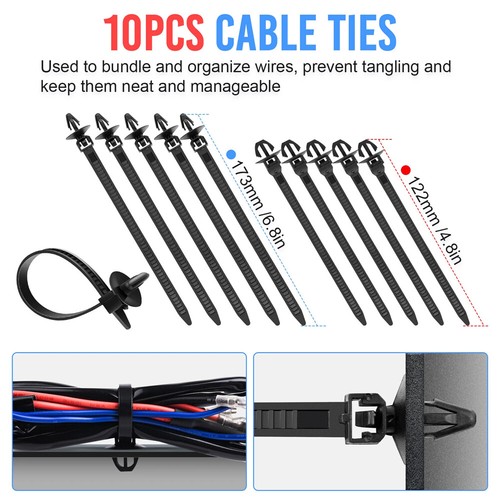 795PCS Car Retainer Clips Auto Fasteners Push Trim Clips Pin Rivet Bumper Kit - Picture 10 of 20