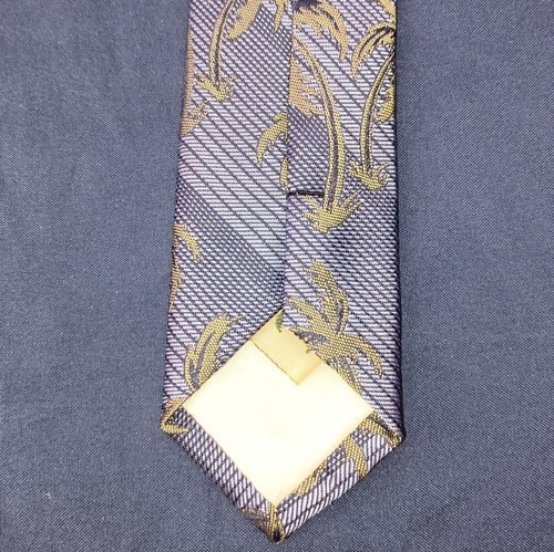 Mens Tommy Bahama Off Island Blue Green Palm Tree Print 100% Silk Twill Necktie - Picture 5 of 8
