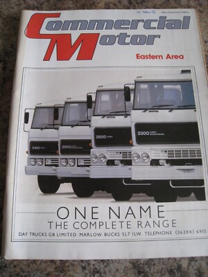 COMMERCIAL MOTOR OCT 1984 EASTERN AREA KING BEET DELIVERING GRAND PRIX TYRES BOA