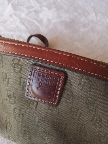 Mini Dookey And Bourke Purse/Bag/Wallet, Brown/Green - Picture 3 of 11
