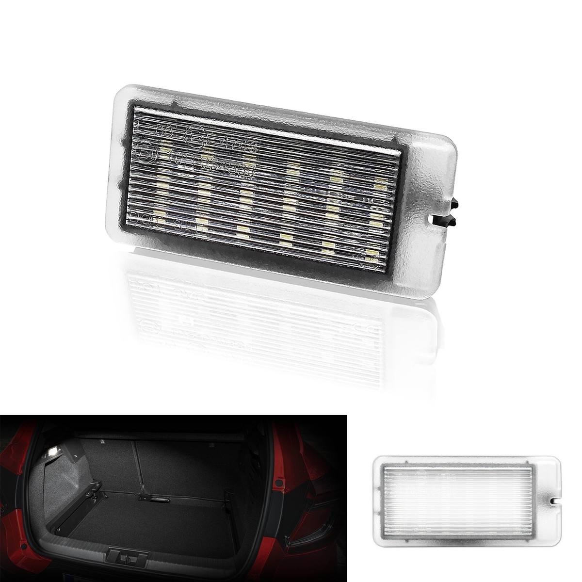 18 LED Kofferraum Leuchte Beleuchtung Renault Clio Twingo Captur 