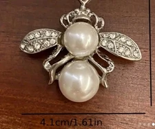 bee pin brooch Fashion jewelry NEW Free Ship 1.6 Inch