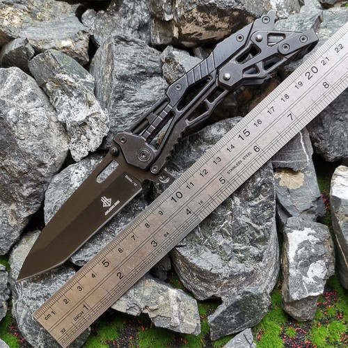 Jungle Combat Self Defense Multi-Color Stainless Steel Defense Folding Knife EDC - Picture 11 of 11
