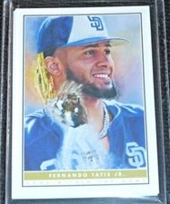 2020 Topps Game Within The Game Fernando Tatis Jr #5 Artwork Paul Jennis Art SP