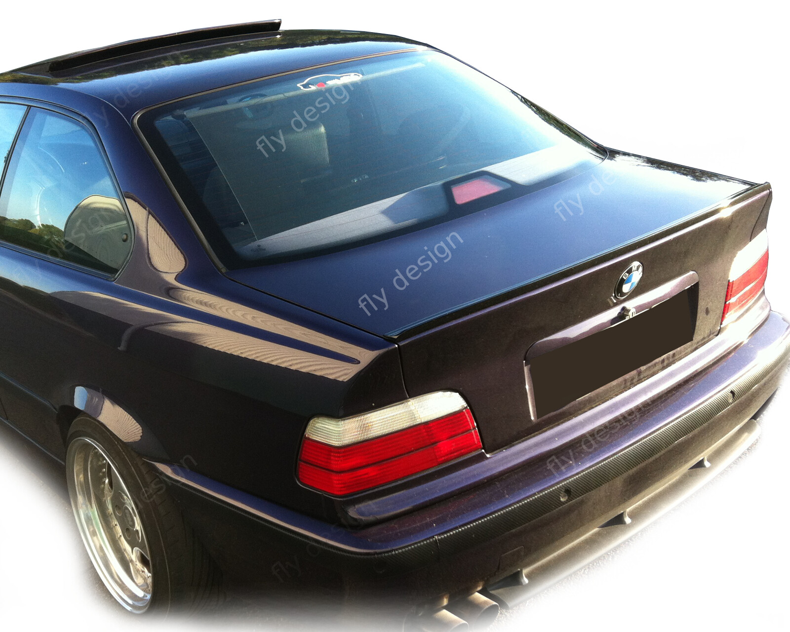 Suitable for BMW E39, Rear Spoiler Spoiler Lip Trunk Slim Spoiler Lip Rear