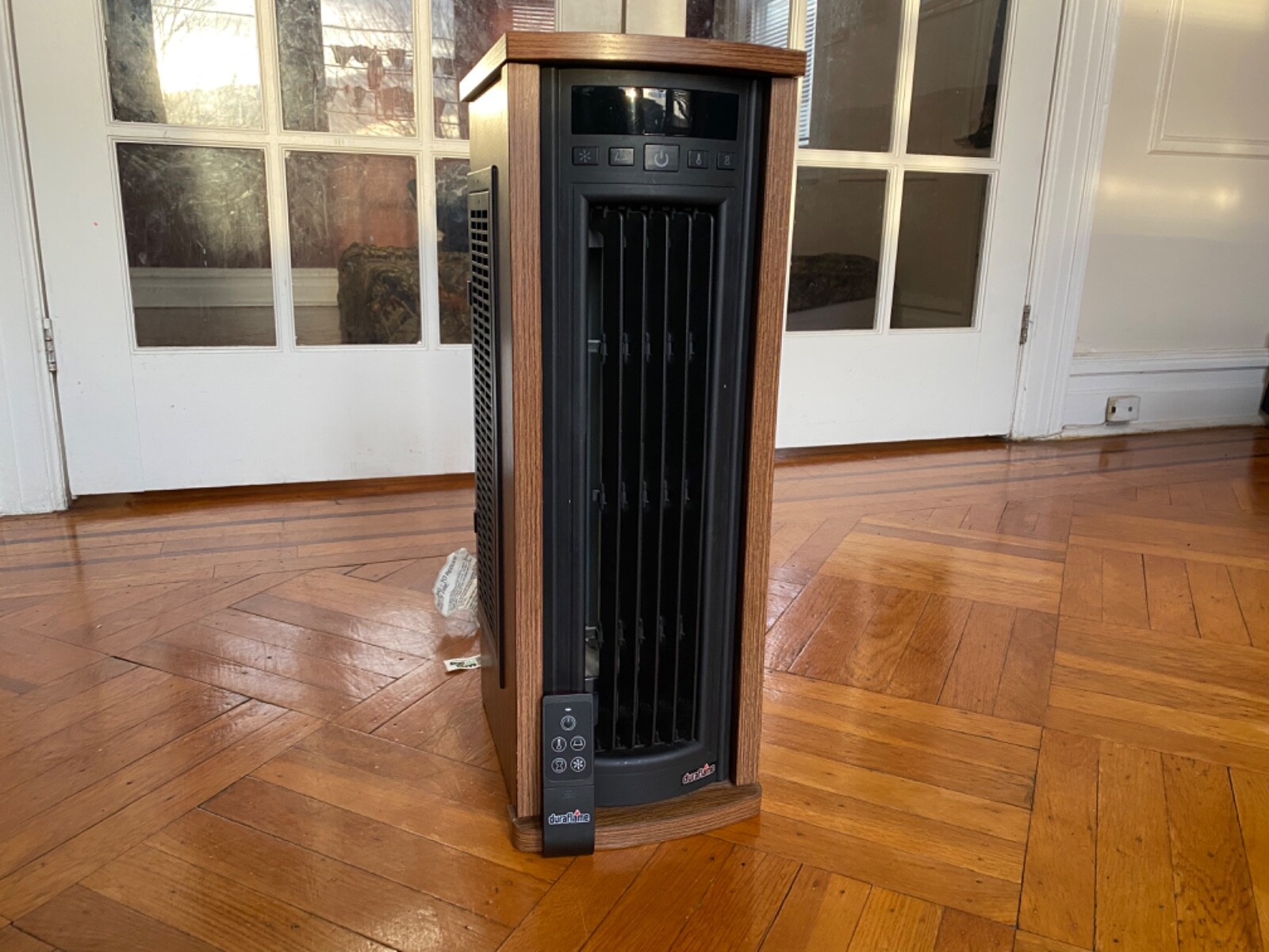 Duraflame Oscillating Infrared Tower Heater, 1,500W, with Remote and Timer  | eBay
