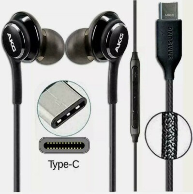GENUINE SAMSUNG USB TYPE C AKG EARPHONES HEADPHONES for GALAXY S20 NOTE 10  M40 | eBay