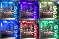 🔥3-PACK CyberPower LevelPlay Gaming ARGB Fan 120mm Ultra Quiet PC Case Fan 4pin