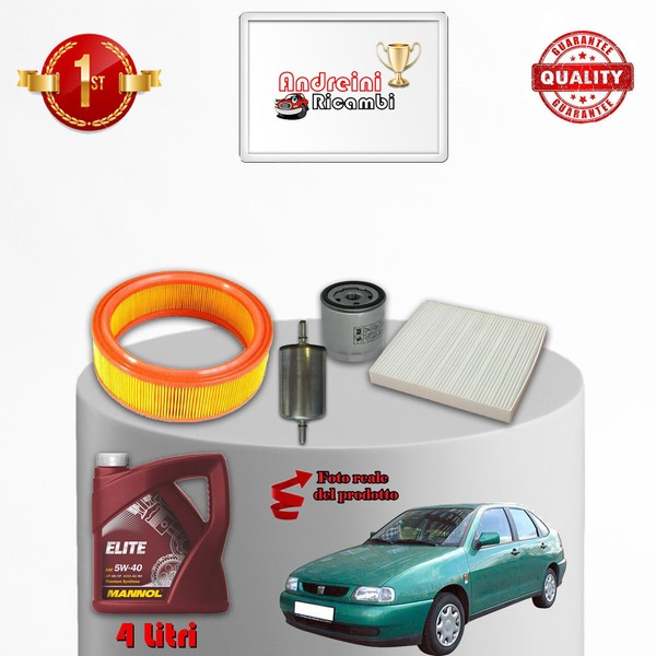 Wartungsset Filter Und ÖL Seat Cordoba 1.6 55KW 75PS 1995-image