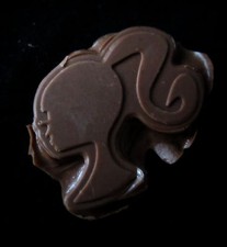 ba1 Girl - Flexible Silicone Mold -Cake Cookie Crafts Clay Candy woman