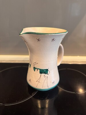 Vintage-Keramikkrug  D Amore Vietri    Handbemalte italienische Kunstkeramik