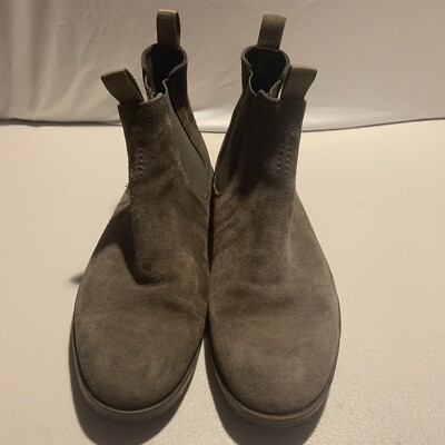 Clarks Boots Mens 10 M Chelsea Ankle Booties Brown Suede  display picture 1