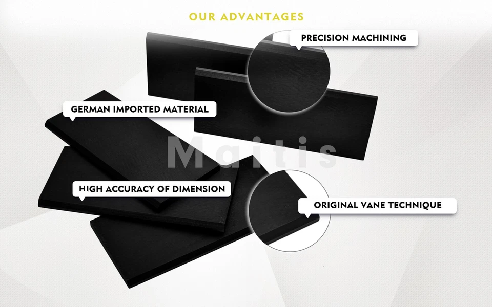 6pcs Carbon Vane 523889 525351 525977 for Rietschle Pump DTA100 KTA100 215*52*5 - Image 4 of 4