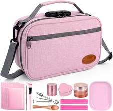 Large Cosmetic Organization Bag with 10 Small Items, Portable Cosmatic...