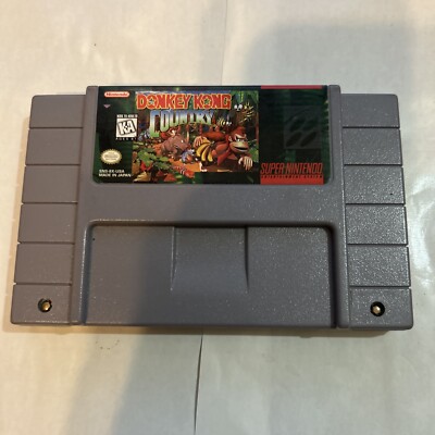 Donkey Kong Country Authentic Super Nintendo SNES Game