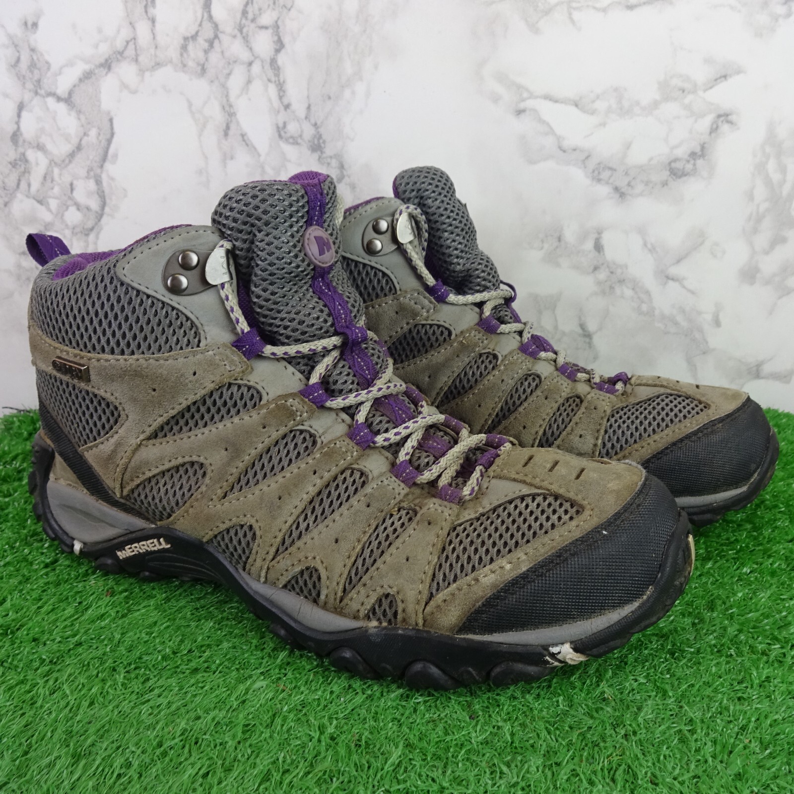 Scarpe scarponi da trekking Merrell taglia 6 donna allenatore outdoor jogging sport impermeabili