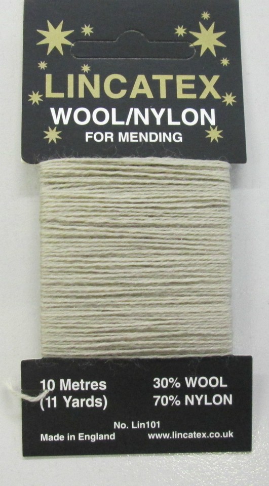 WOOL NYLON DARNING WOOL MENDING WOOL THREAD 10 METRES (11 YARDS) | eBay UK