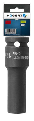 Deep Impact Stecknuss 1/2'' 78 mm lang 6 Punkt geschmiedeter legierter Stahl CrMo 10 mm bis 32 mm