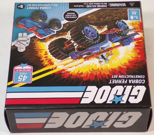 G.I.Joe COBRA Ferret Construction Set 45pcs Sealed Box Hasbro Licensed - Picture 4 of 6