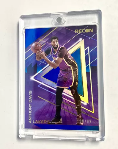 2020-21 PANINI RECON BASKETBALL BLUE HOLO SP /99 ANTHONY DAVIS LAKERS W/CASE