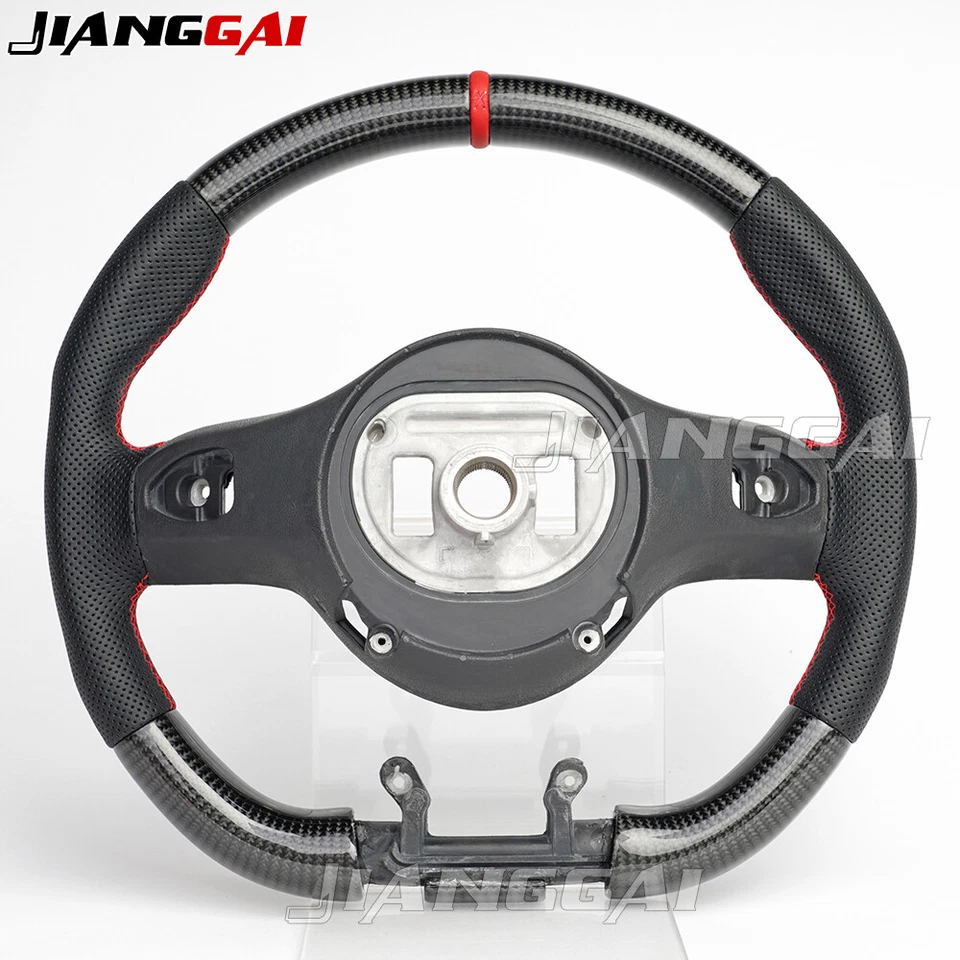 Руль из настоящего углеродного волокна подходит для Mercedes-Benz C63 GT E63 G63 AMG 2018-2020  - Изображение 4 из 4
