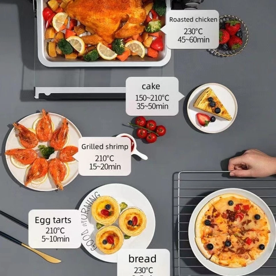 25L Electric Oven  Frying Multi-Functional Timed All-in-one Machine Baking Au - image 4 of 4