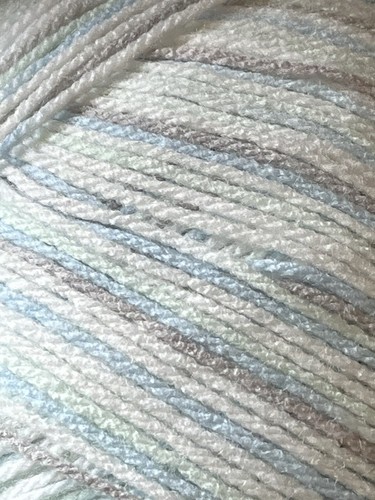 Bernat BABY SPORT Yarn COOL BLUE, Blue Green Gray White Ombre, 9.8 oz. - Picture 3 of 8