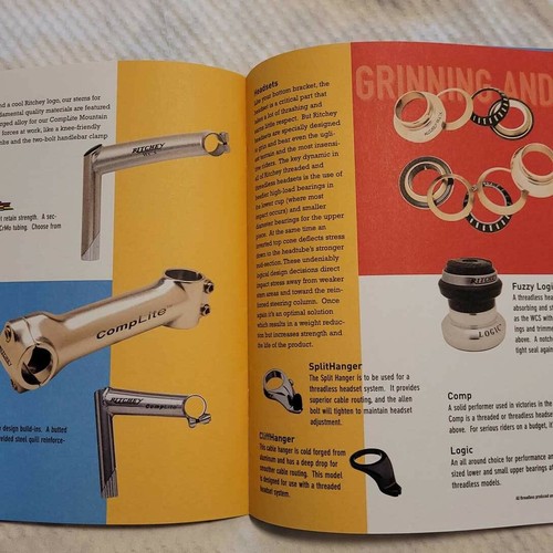 1997 Ritchey Components Accessories Catalog 2x9 OCR Mountain Cyclocross Logic - Picture 10 of 12