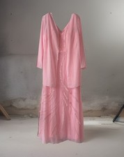 Mother Of The Bride Or Groom Dress By Wear Your Love Pink Beaded Size 14