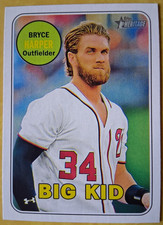 2018 Topps Heritage #22 - Bryce Harper - 