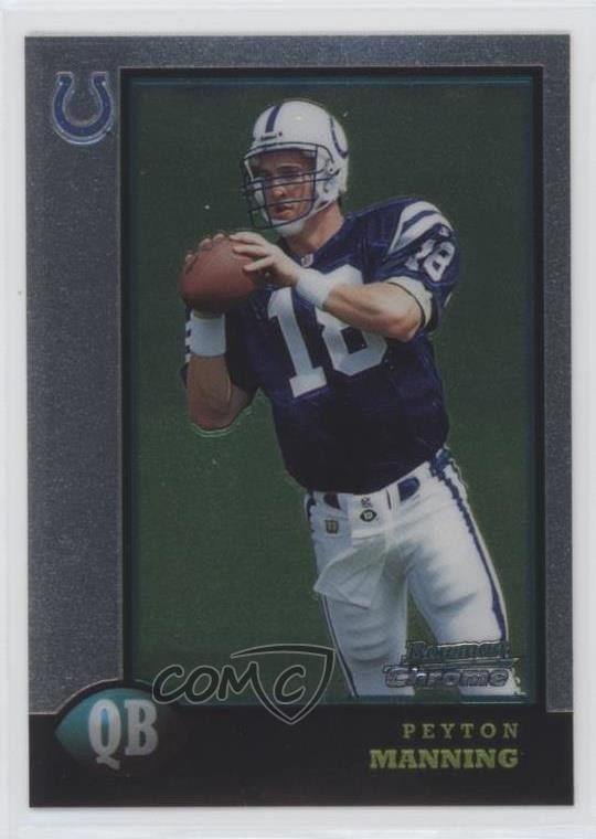 1998 Bowman Chrome Preview Peyton Manning #BCP1 HOF 0ls
