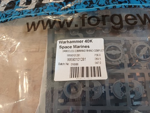 Warhammer 40.000 40k Forgeworld Damocles Command Rhino Complete Kit - Bild 2 von 13