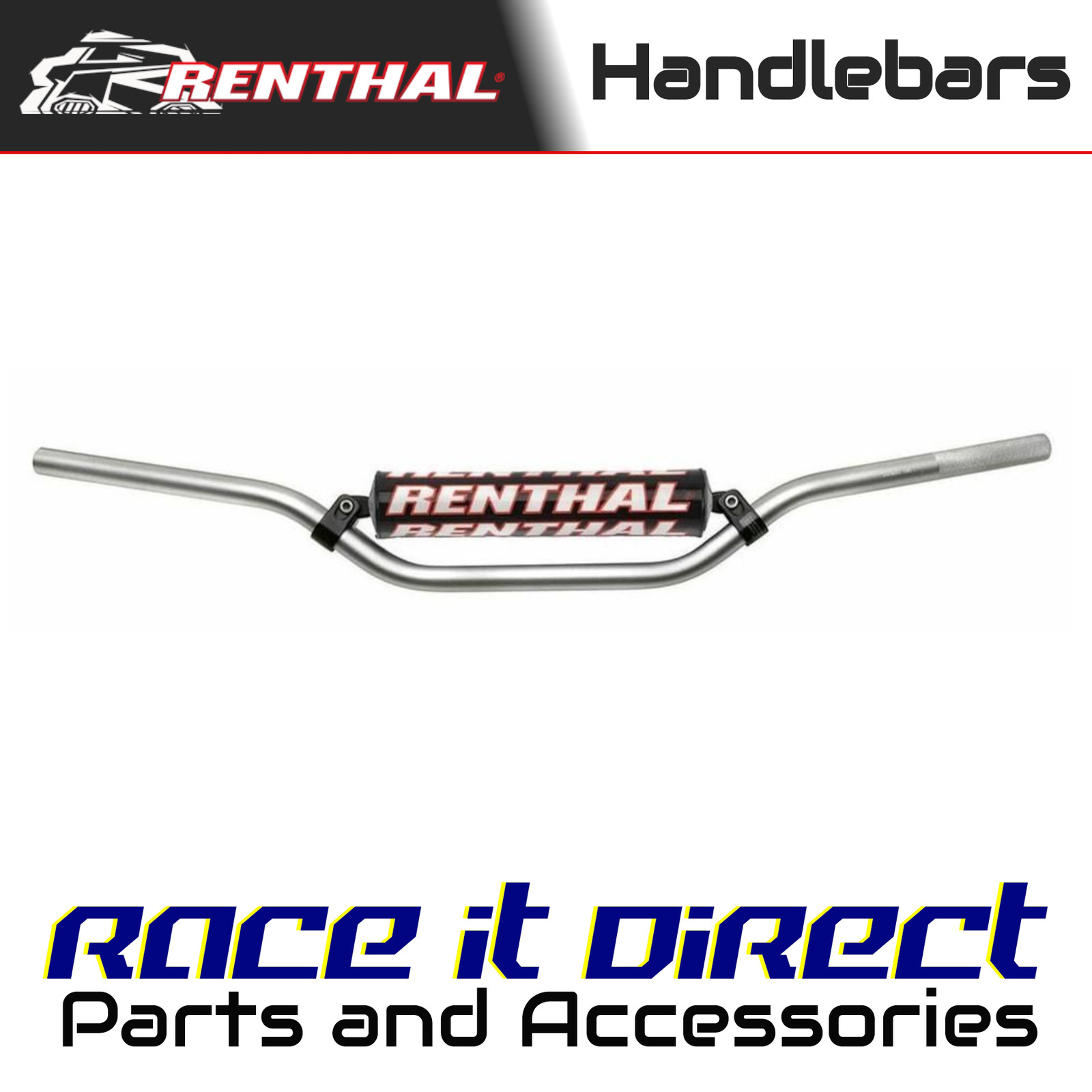 Handlebar for TRIUMPH Scrambler 400 X 2024-2025 Silver Renthal