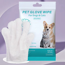 Pet Supplies, Pet Disposable Gloves, Bathing and Cleaning for Cats and Dogs, Dry