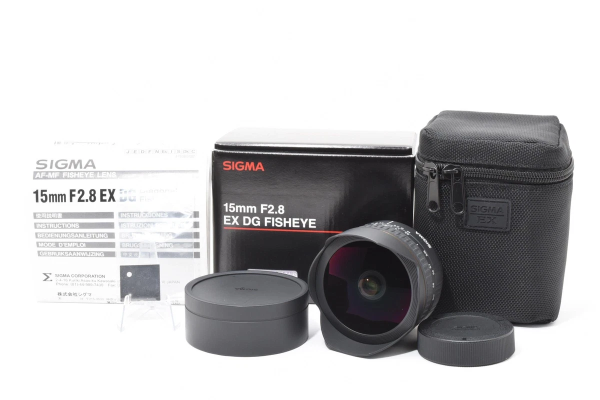 Sigma f/2.8 15mm Focal Camera Lenses for sale | eBay