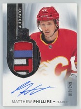2021-22 UD The Cup Patch RPA Matthew Phillips RC Auto 010/249 #114