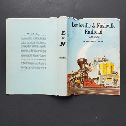 Louisville & Nashville Railroad 1850-1963 Kincaid A Herr Revised 1964 HC DJ - Picture 10 of 19