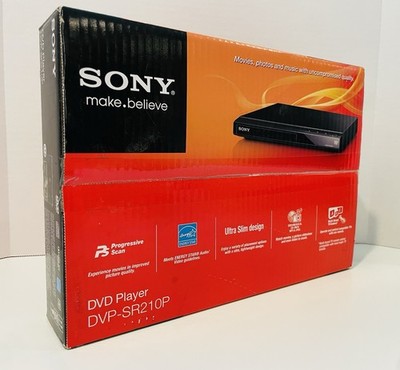 Sony DVD Player DVP-SR210P Progressive Scan Ultra Slim DVD+/-RW/R/R DL CD-RW/R 