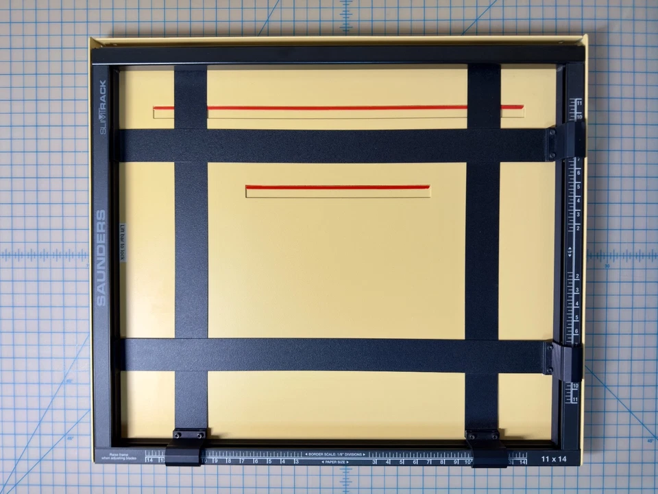 Caballete Saunders SlimTrack 11x14 cuarto oscuro excelente estado Foto 3 de 4