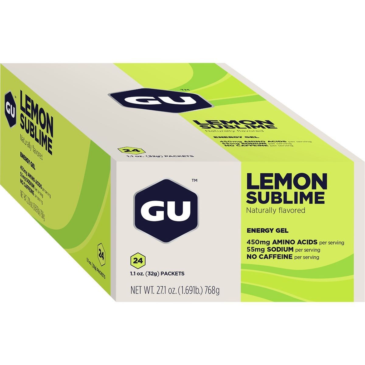 Энергетический гель GU Energy Gel - 24 упаковки Lemon Sublime, 24 УПАКОВКИ