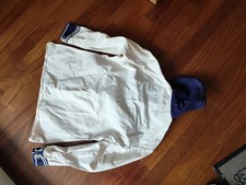 Original Marinehemd Matrosenhemd Gr. M weiss/blau Bordhemd mit Tuch + Abzeichen