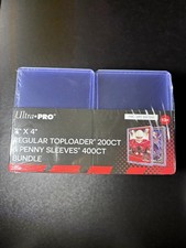 200ct Ultra PRO 3"x4" Regular Toploaders  400 Penny Sleeves