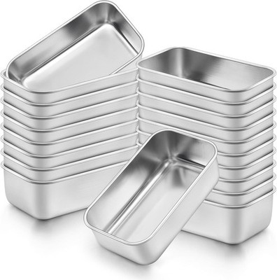 Mini Loaf Pans 6¼ x 3  Inch, 20 Pa Stainl Steel Bread Baking