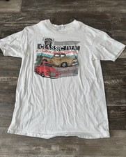 Vintage Men’s Hanes 90’s Ford Single Stitch T Shirt Made In USA Size XL